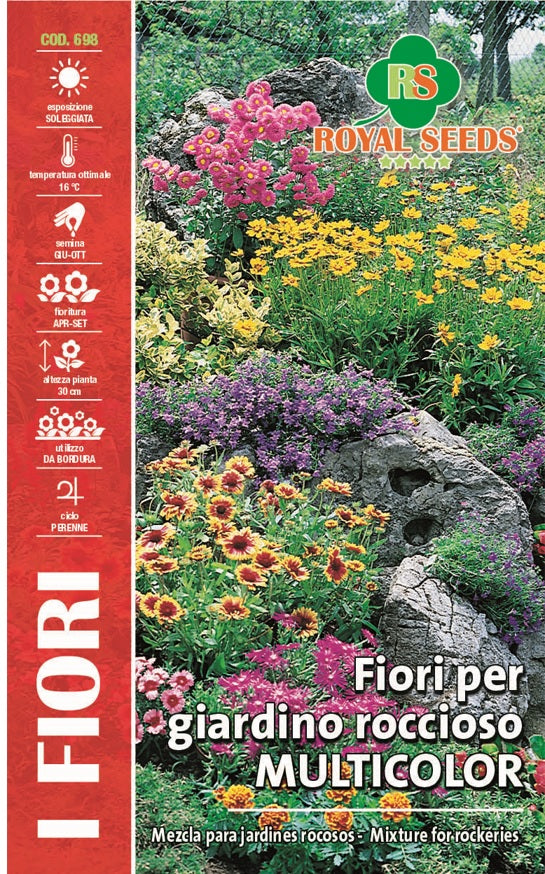 Multicolor Garden flowers Rock land mixture -Royal Seed RYMF323/1 Garden Plus
