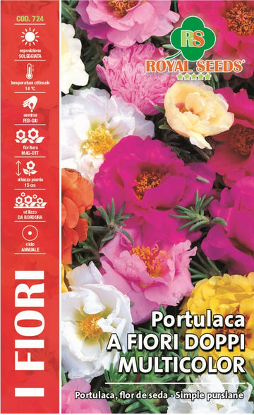 Portulaca Simple Garden Smile Mix - Royal Seed RYMA345/1