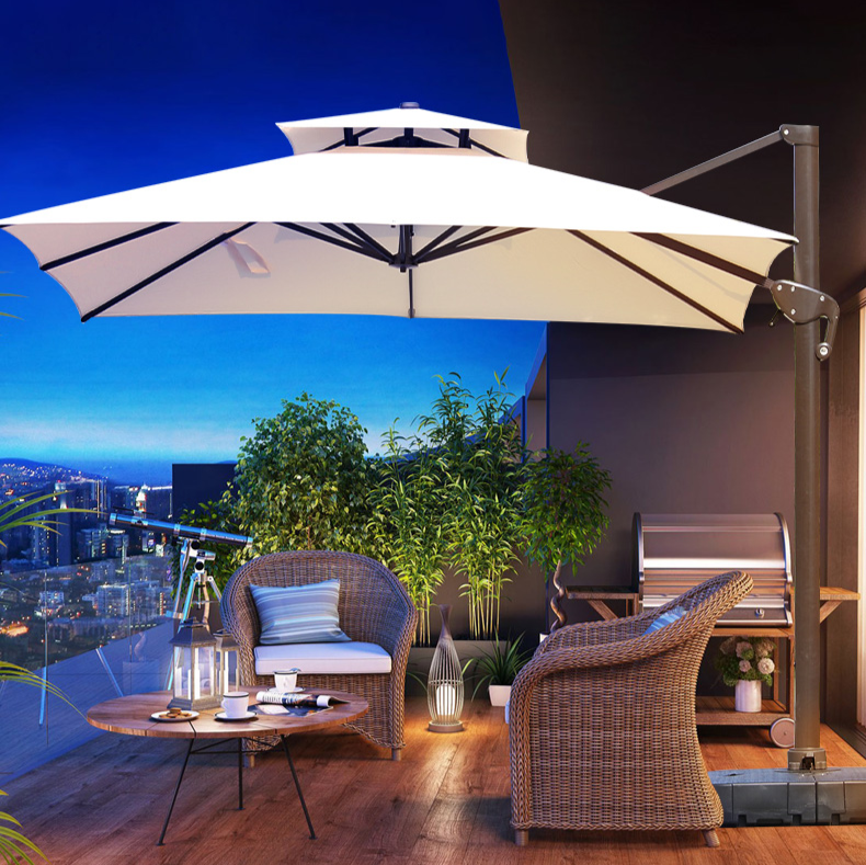 Modern Patio Umbrella With Water Base