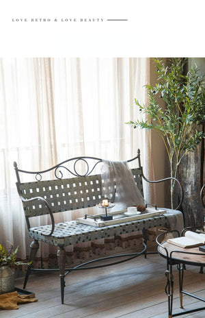 Villa Vintage Garden Iron Armchair Garden Plus