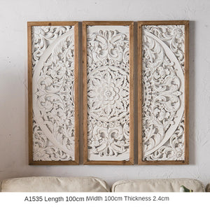 Retro Banana Leaf Wall Decoration Panel Garden Plus