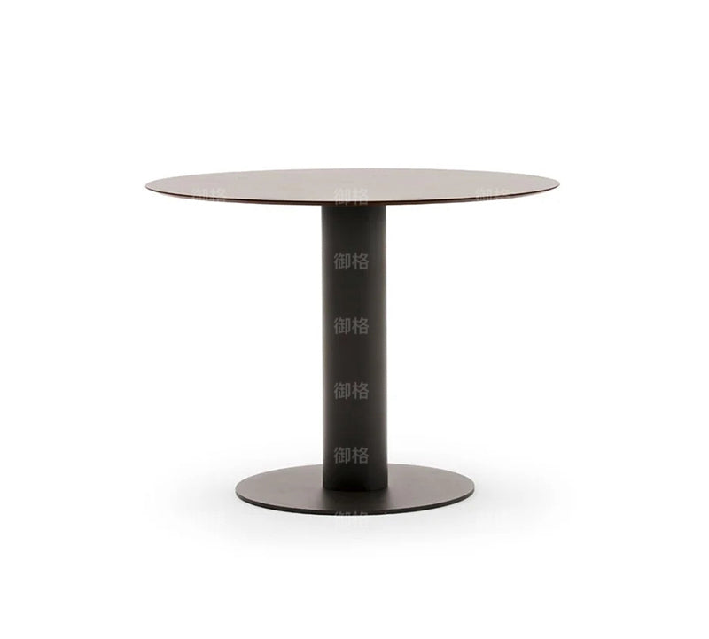 Stone surface Desk & Rattan Chair Combination Garden Plus