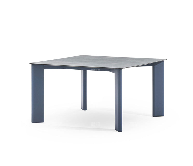 Stone surface Desk & Rattan Chair Combination Garden Plus