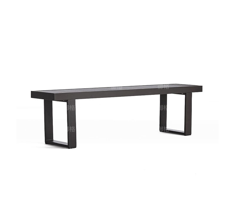 Solid Wood Long Table and Bench Garden Plus