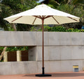 PVC Wooden Pole Umbrella Garden Plus