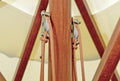 PVC Wooden Pole Umbrella Garden Plus