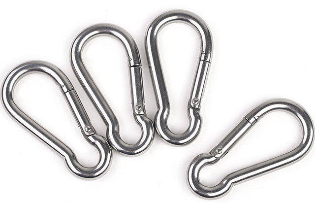 M8 Stainless Steel 304 Snap Hook 4pcs