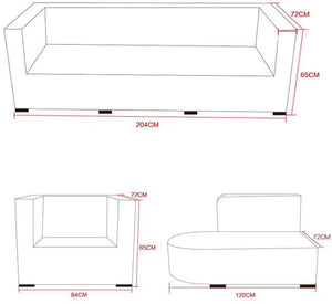 Sofa set No.11 Garden Plus