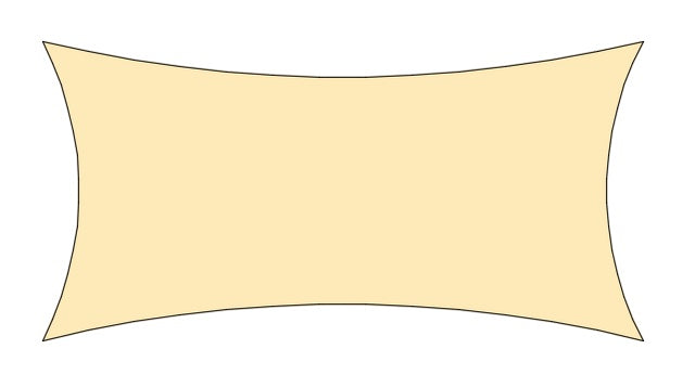 Shade Sail Rectangle Shape