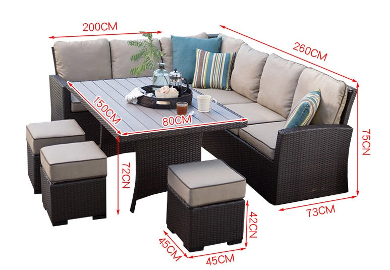 Sofa set No.1 Garden Plus