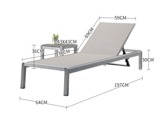 Sun Lounger No.1 Garden Plus