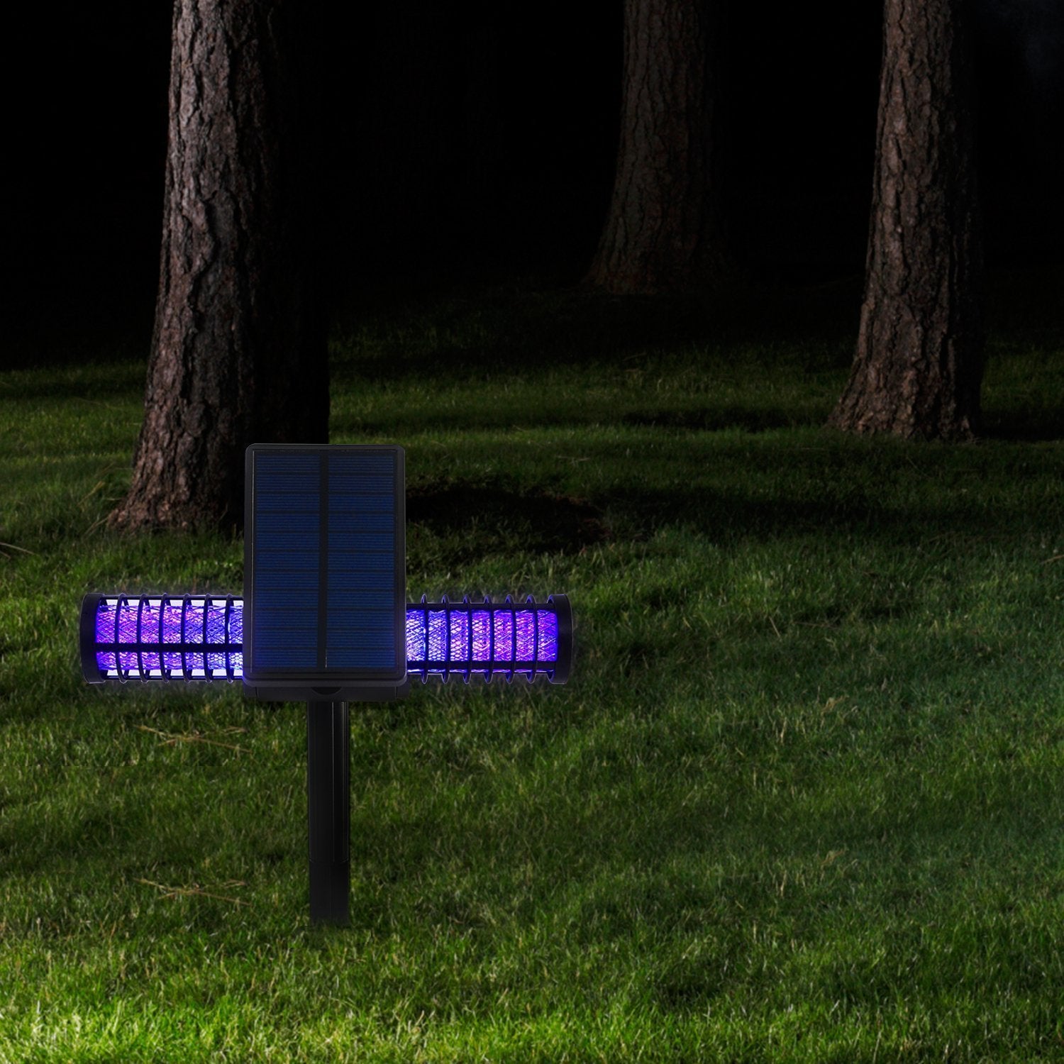 Solar LED Outdoor Mosquito Killer Lamp wings style Garden Plus