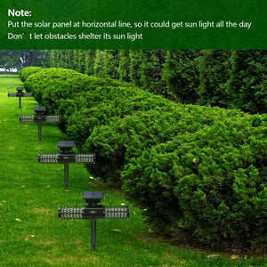 Solar LED Outdoor Mosquito Killer Lamp wings style Garden Plus