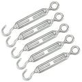 M8 Stainless Steel 304 Hook & Eye Turnbuckle 5pcs Garden Plus