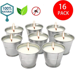 Small Bucket Citronella Candles Garden Plus