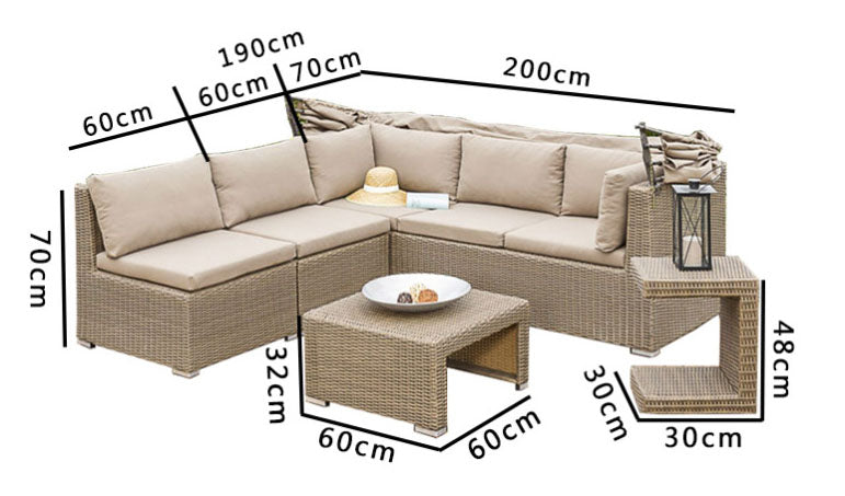 Sofa set No.7 Garden Plus