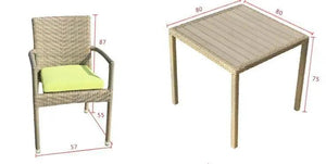 Dining Table set No.4 Garden Plus