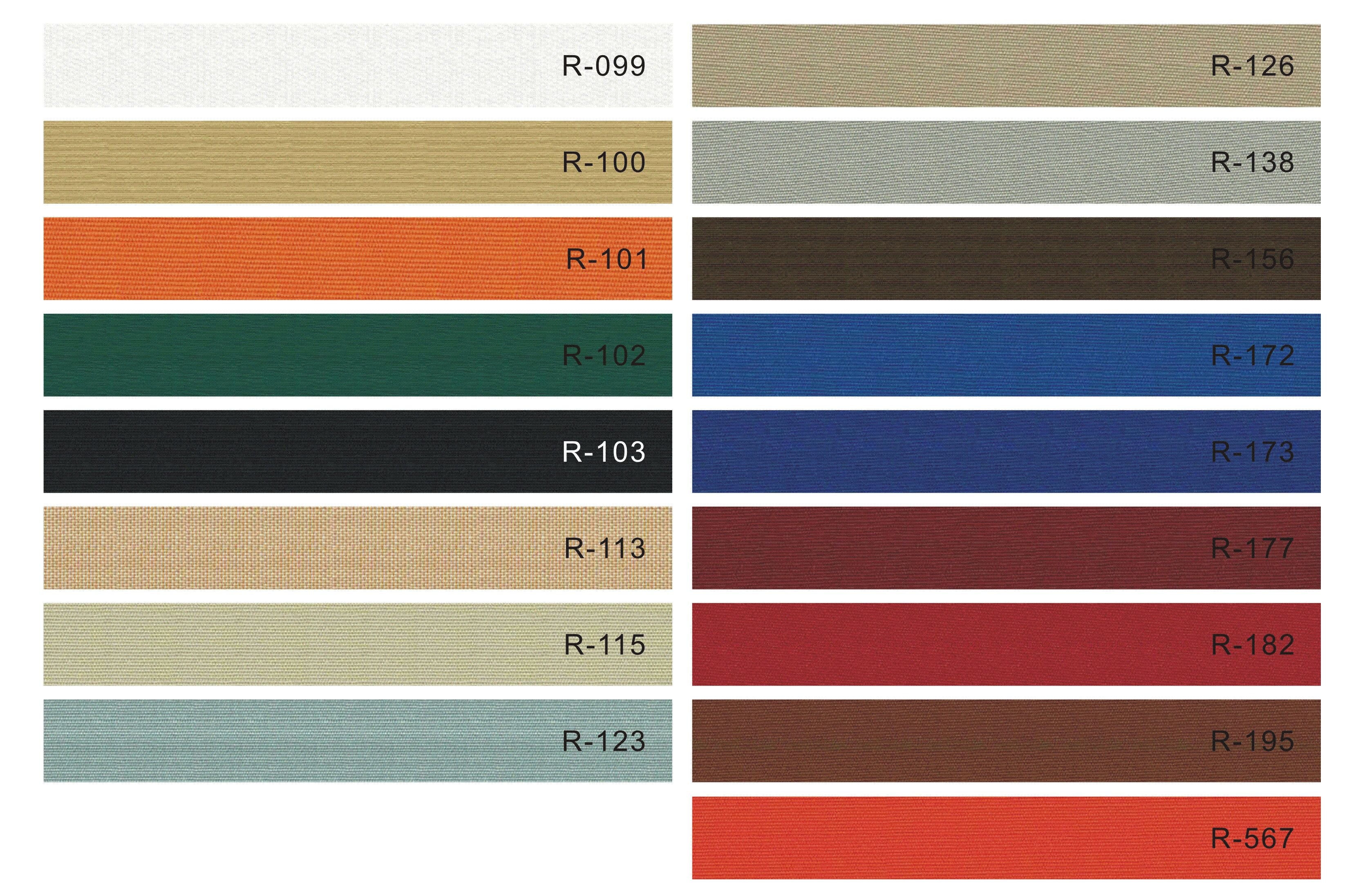 Manual Retractable Awning Spanish Fabric Garden Plus