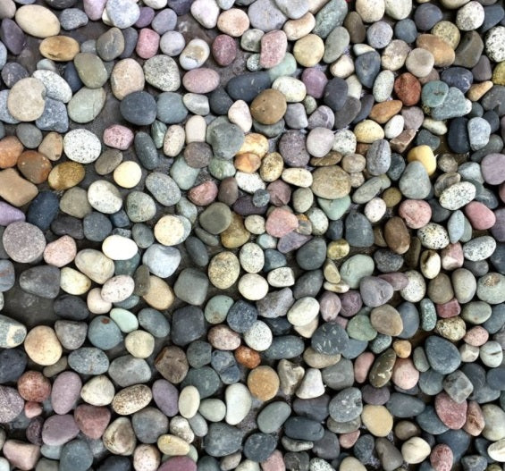 Mixed beach pebbles Garden Plus