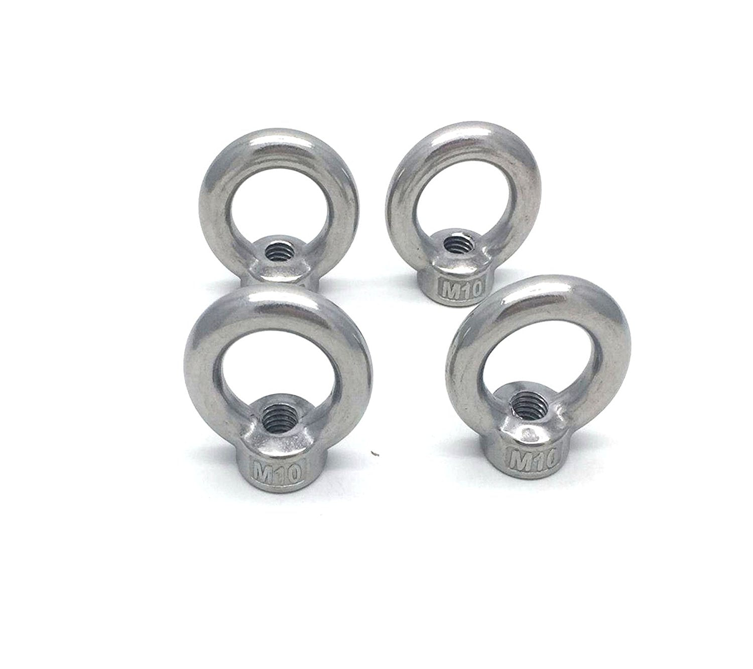 M10 304 Stainless Steel Ring Nut 4pcs Garden Plus