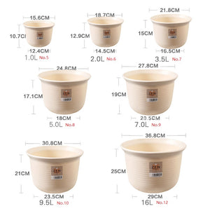 High-quality PRM flower pot – round style Garden Plus