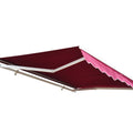 Manual Retractable Awning China Fabric Garden Plus