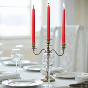 Red Taper Candles 10 Inches Tall Garden Plus