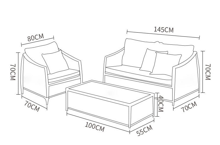 Sofa set No.2 Garden Plus