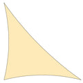 Shade Sail Right Triangle Shape Garden Plus