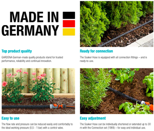 Gardena Soaker Hose 15m Garden Plus