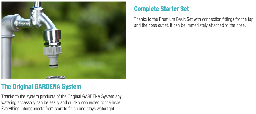 Gardena Premium Basic Set Garden Plus