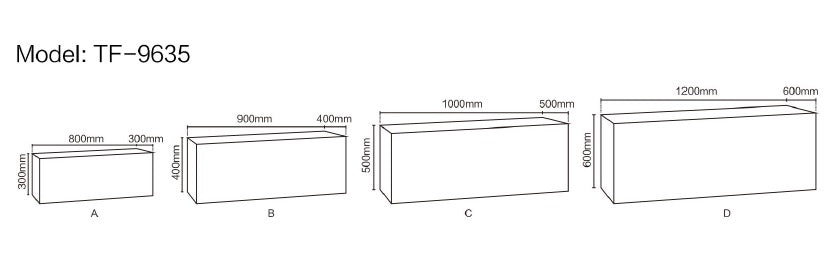 Large Rectangle QG-025 Garden Plus