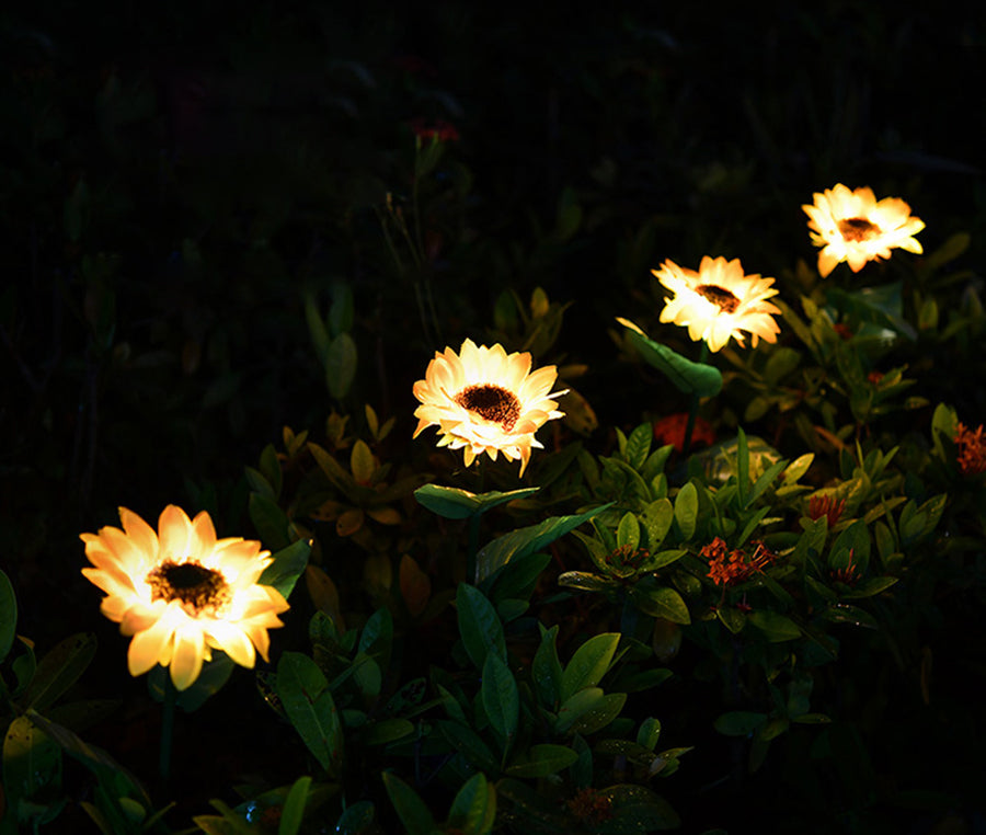 Solar Sunflower Light Garden Plus