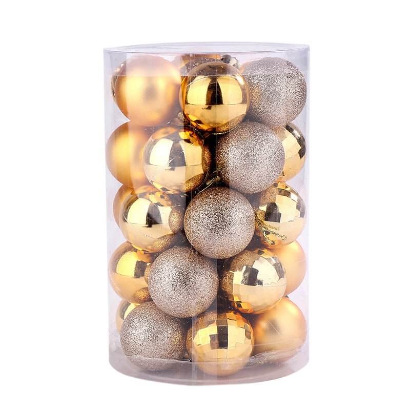 34 Pcs Christmas Decorations Ornaments 4cm Garden Plus