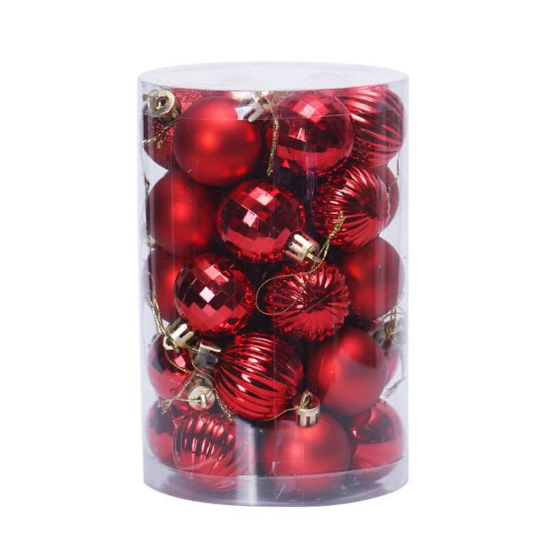 34 Pcs Christmas Decorations Ornaments 4cm Garden Plus