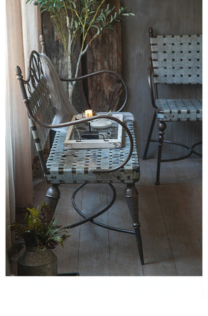 Villa Vintage Garden Iron Armchair Garden Plus