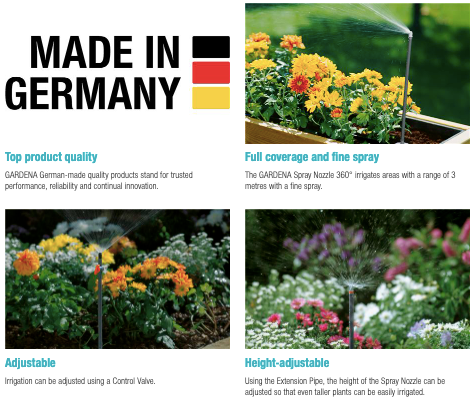 Gardena Spray Nozzle 360° Garden Plus