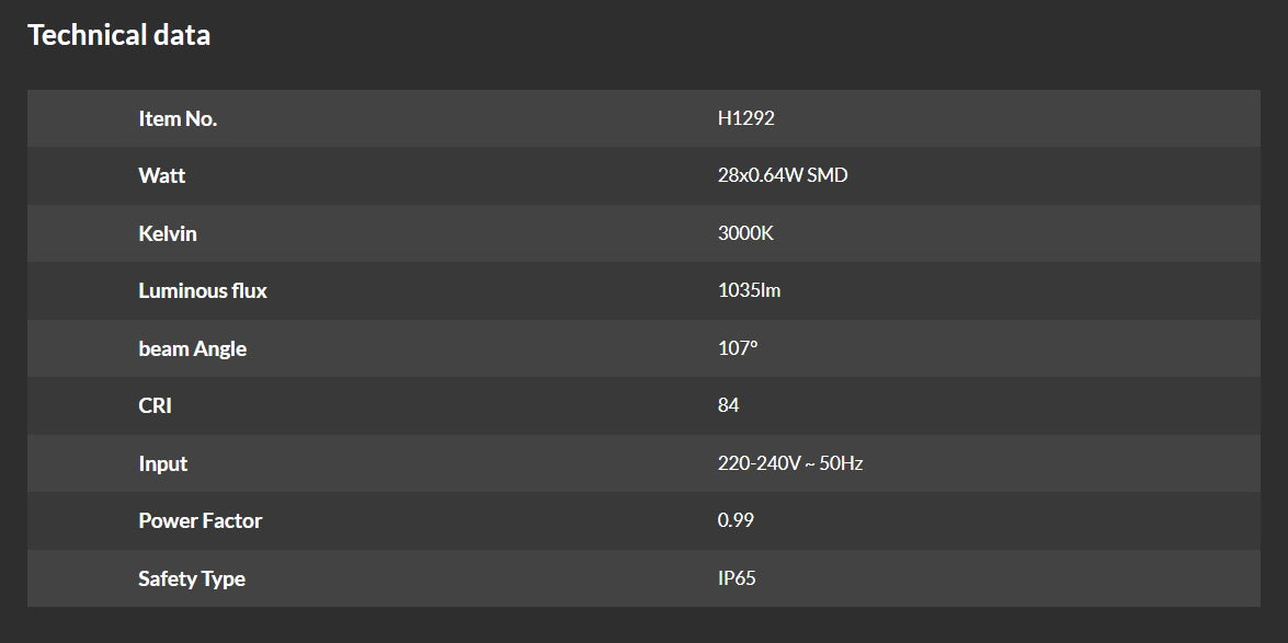 HILITE Wall Light H1292 Garden Plus