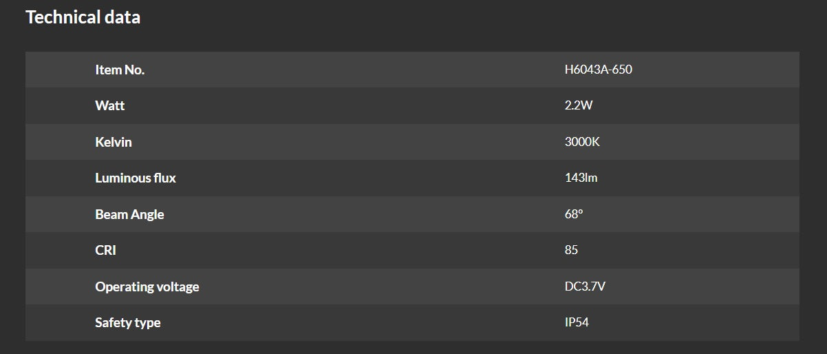 HILITE Solar Light H6043A-650 Garden Plus