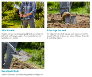 Gardena ErgoLine Spade Garden Plus