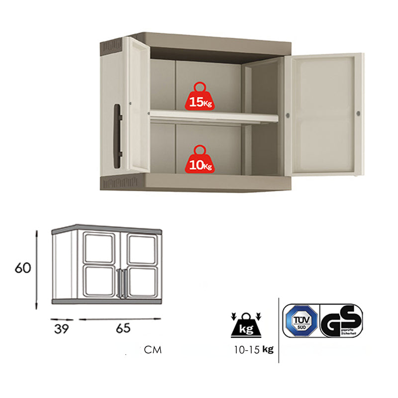 Keter Excellence Closet Wall Cupboard Garden Plus