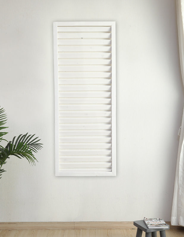 Outdoor Wooden Louver Mesh Screen Fence Garden Plus