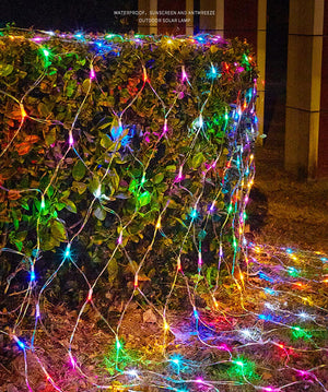 Solar Curtain Waterfall Decorative Lights Garden Plus