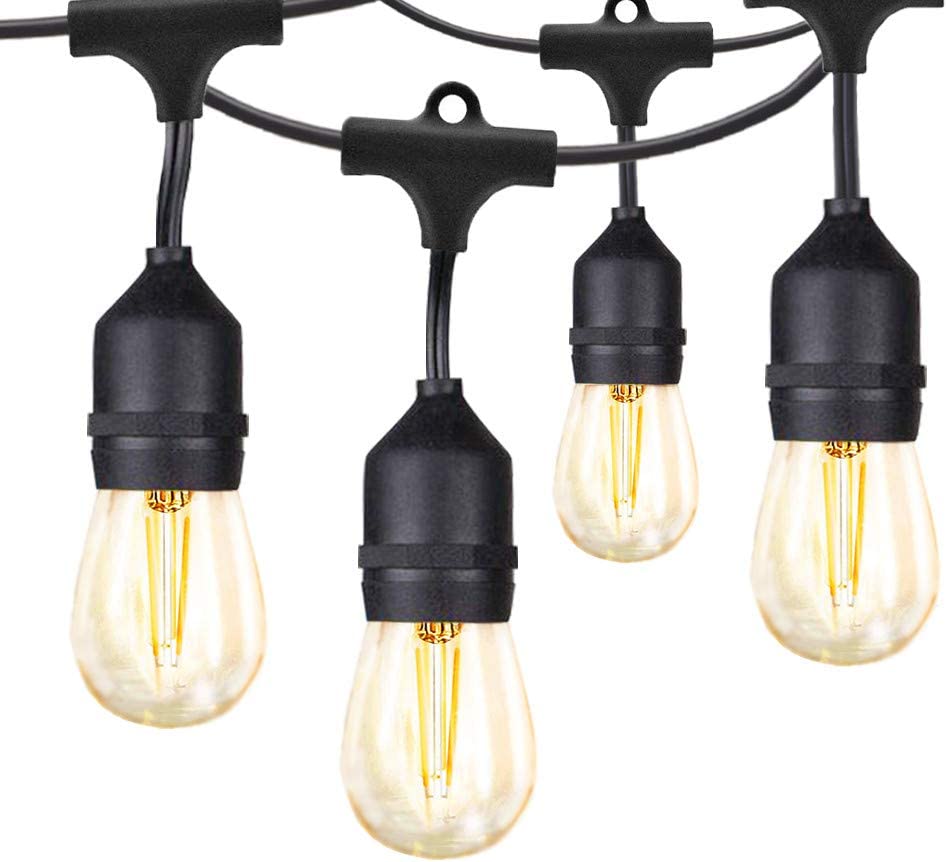 LED Outdoor String Lights - 48Ft