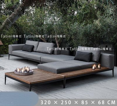 Teak Sofa and Coffee Table Set Garden Plus