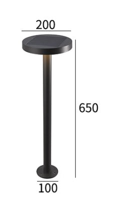 HILITE Solar Light H6023-650 Garden Plus