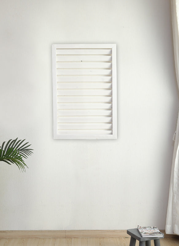 Outdoor Wooden Louver Mesh Screen Fence Garden Plus