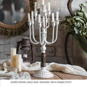 Retro European Table Candle stand Garden Plus