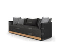 Rattan Teak Sofa Set Garden Plus