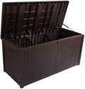 Outdoor wicker resin storage Garden Plus